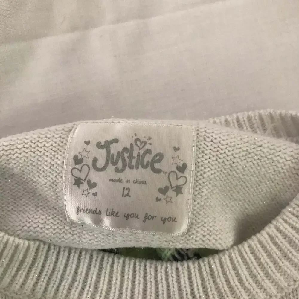 Justice girls sweater‎ dress size 12